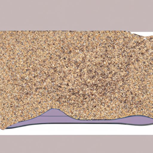 Illustration of a damaged carpet after being washed in a washing machine