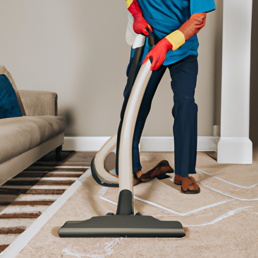 A photo of a professional carpet cleaner with years of experience, showcasing their expertise.