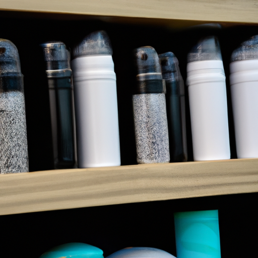 A variety of natural and commercial carpet deodorizers on a shelf