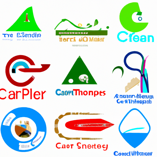 A collage of top carpet cleaning service logos