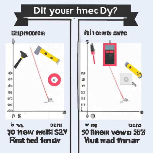 3. An illustration comparing the time and effort needed for DIY and professional cleaning