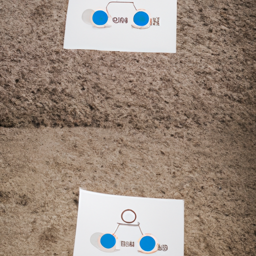 A before and after comparison of air quality tests conducted in a room before and after professional carpet cleaning.