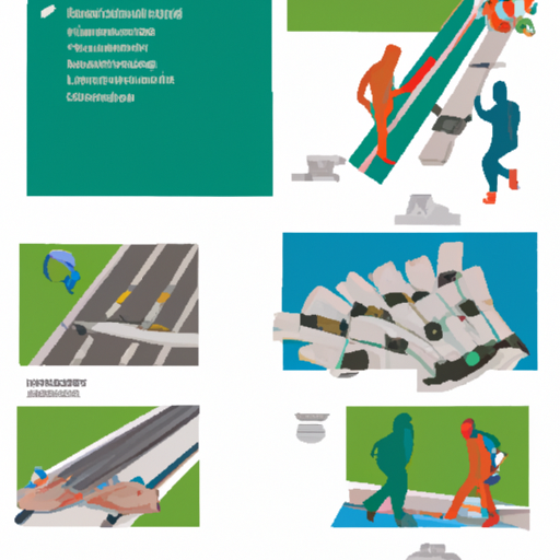 An illustration showing different protective measures, including the use of rugs and runners in high-traffic areas.