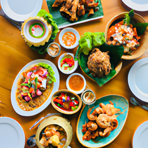 5. A tantalizing photo of Thai street food spread